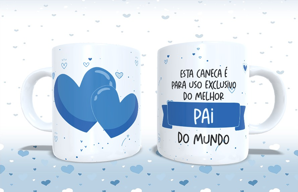 12 Artes para Caneca Família Arquivo Editável 6