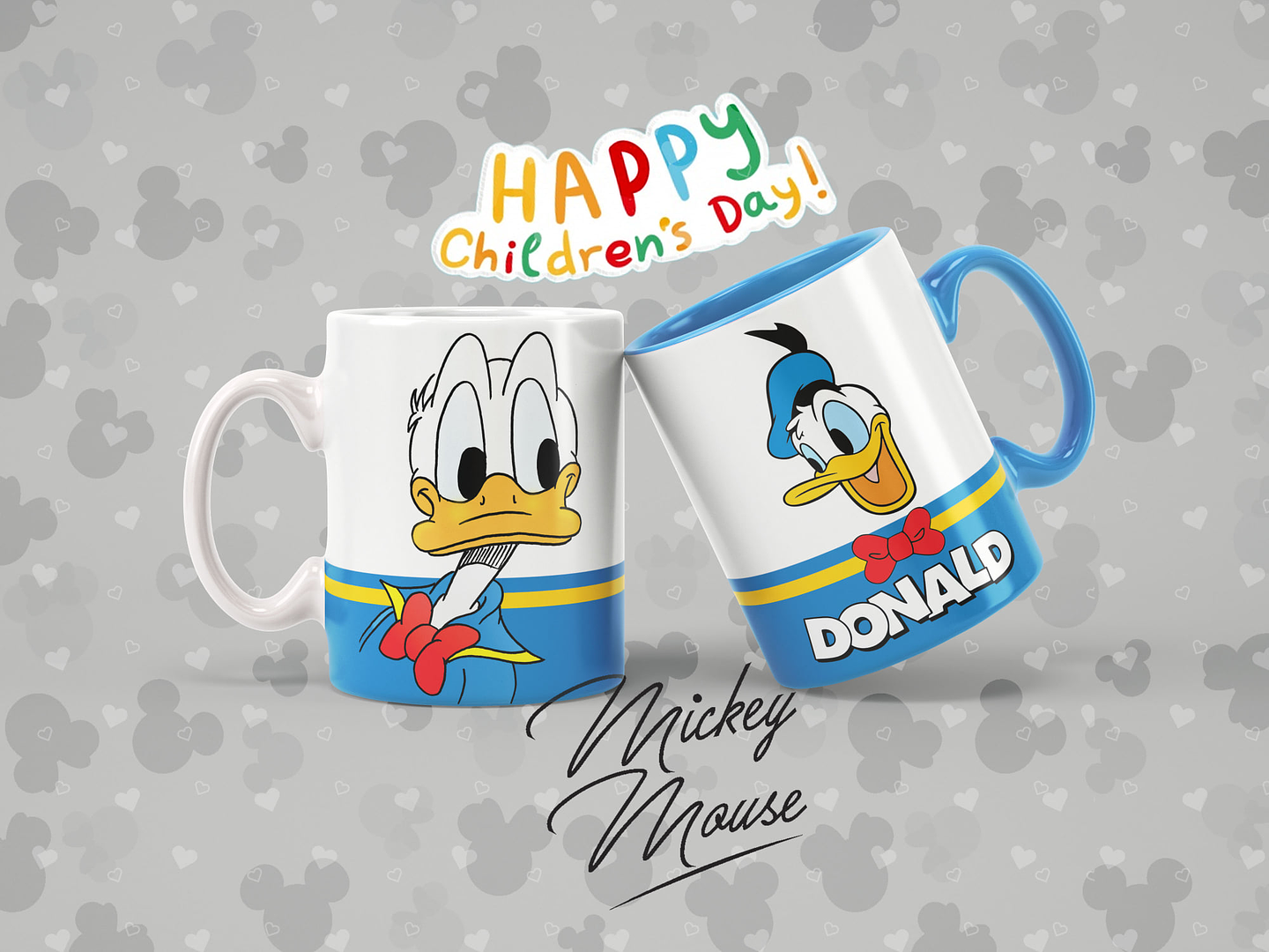 12 Artes para Caneca Disney Mickey Personagens Arquivo em Jpg 9