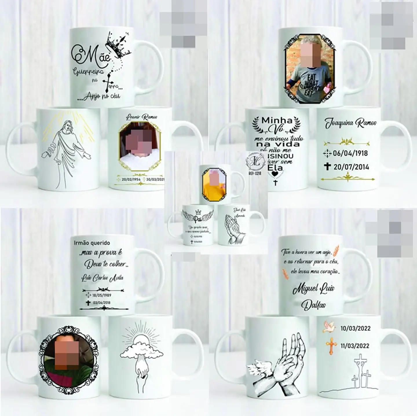 15 Artes para Caneca e Camisa Finados Arquivo Editável  2