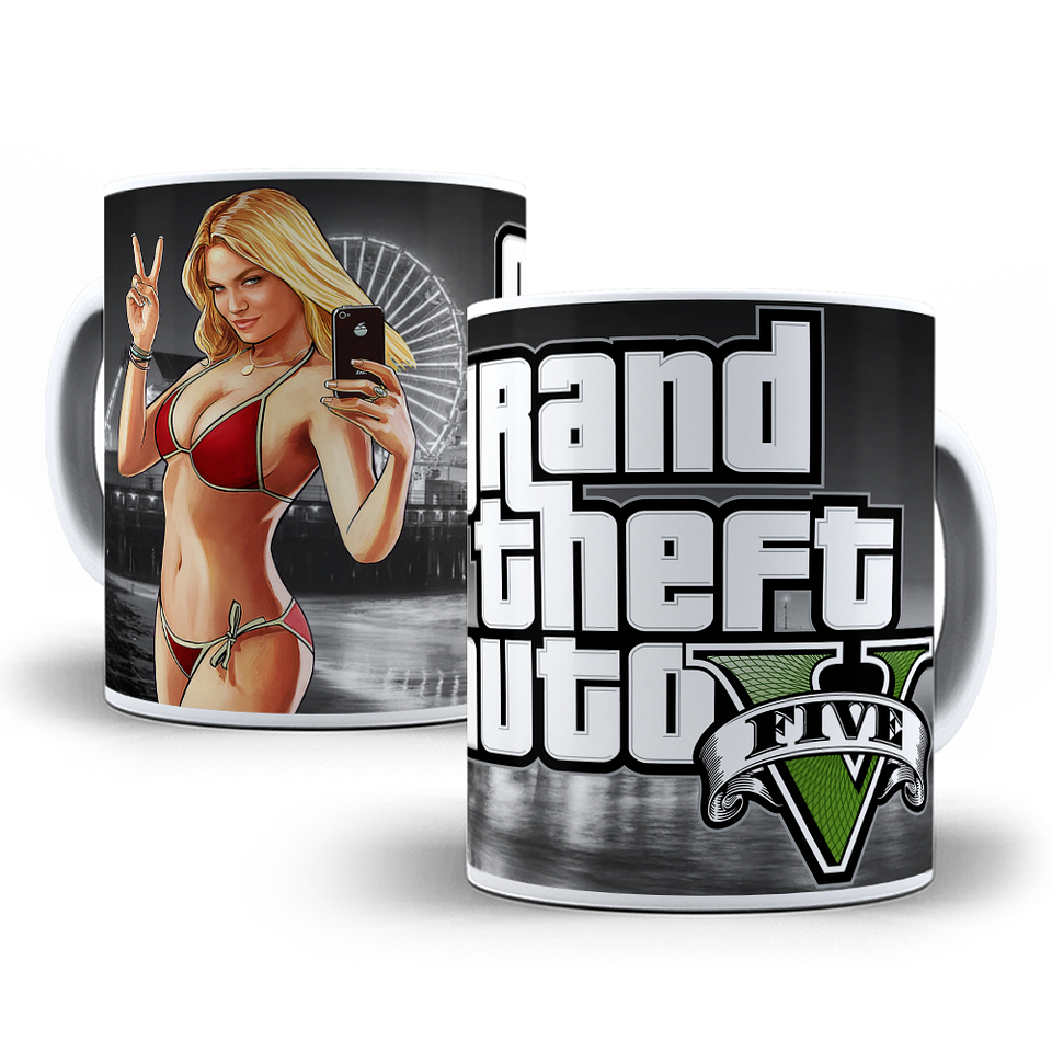 15 Artes para Caneca Gta Gamer Arquivo em Jpg  11