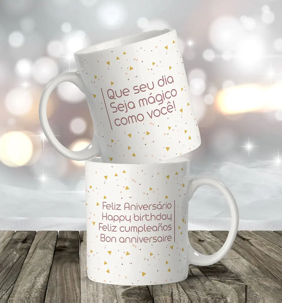 16 Artes para Caneca Aniversário Arquivo Editável  4