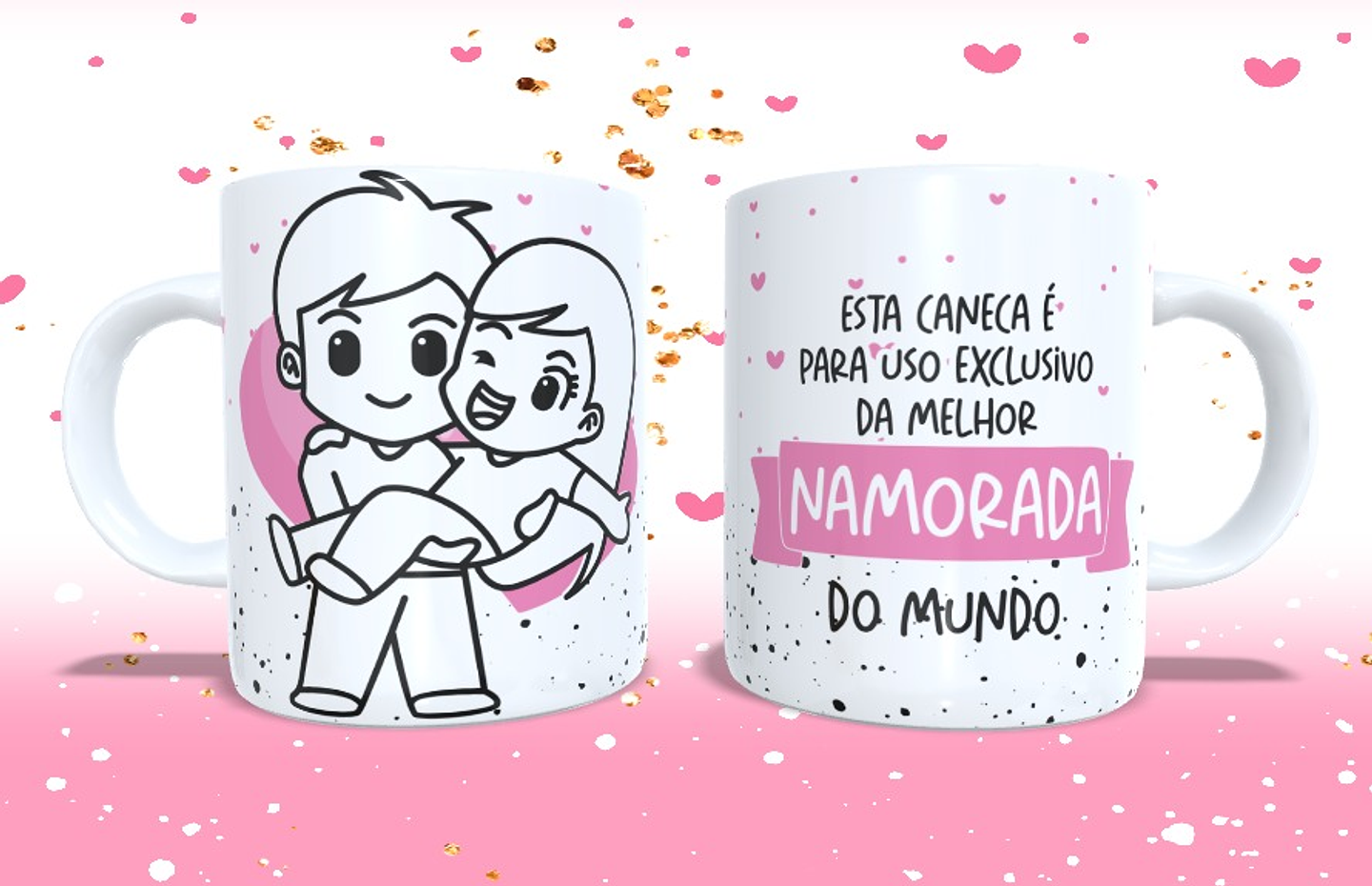 12 Artes para Caneca Família Arquivo Editável 11