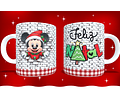 14 Artes para Caneca e Camisa Natal Mickey Arquivo em Png