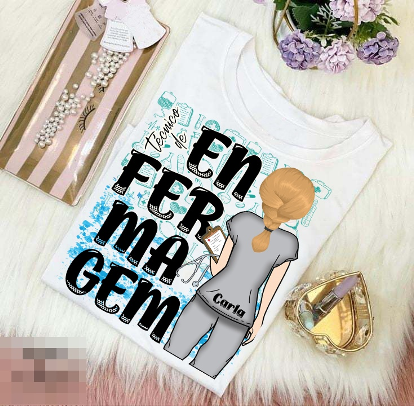 16 Artes para Caneca e Camisa Enfermagem Arquivo Editável 3