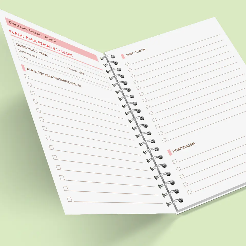 Arquivo Caderno de Controle Doméstico em Pdf  15