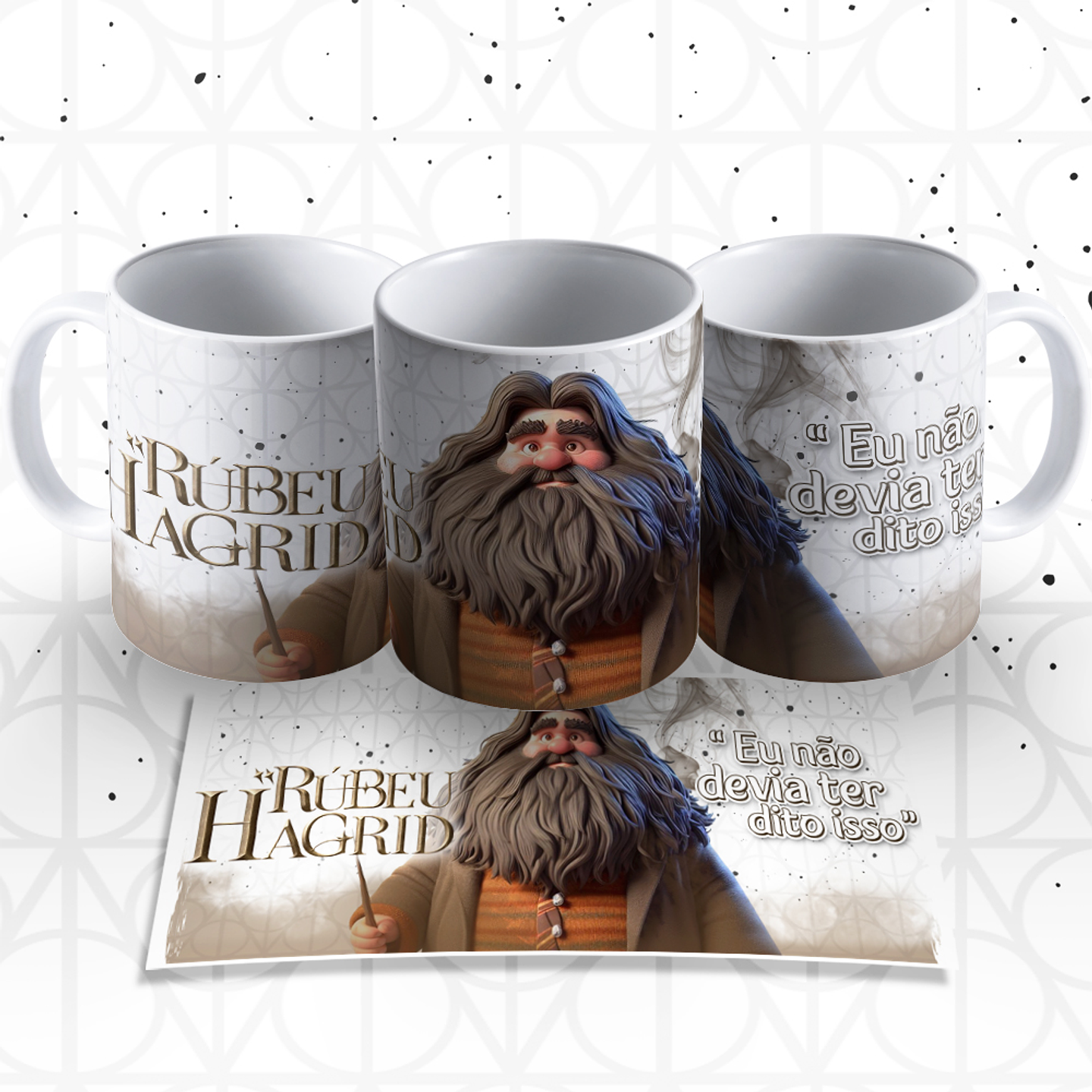 16 Artes para Caneca Harry Potter Arquivo em Jpg 6