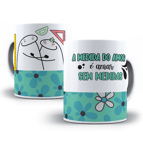 16 Artes para Caneca Flork Dia dos Namorados Arquivo Editável 