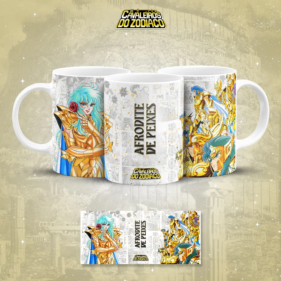 18 Artes para Caneca Cavaleiros do Zodiaco Arquivo em Jpg 3