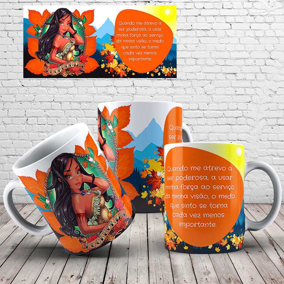 20 Artes para Caneca e Almofada Princesas Arquivo em Jpg 2