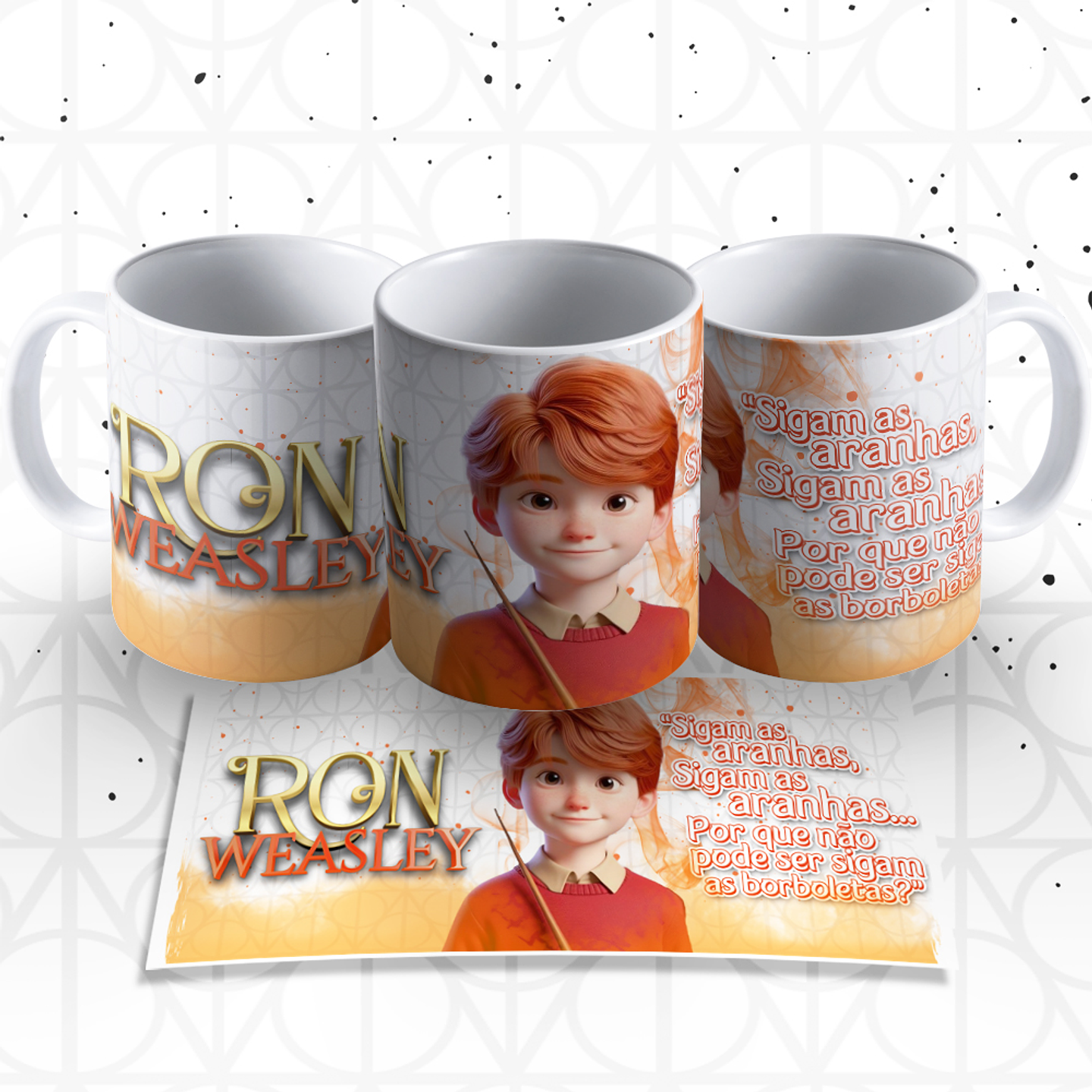 16 Artes para Caneca Harry Potter Arquivo em Jpg 13