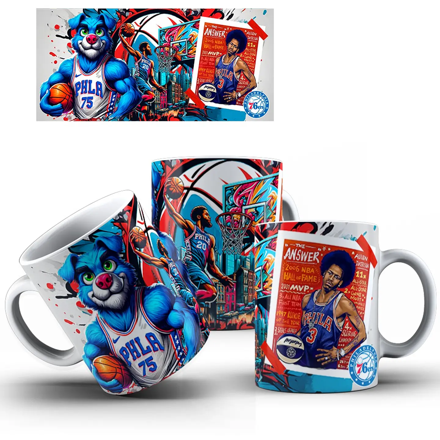 22 Artes para Caneca Basquete NBA Arquivo em Jpg 1