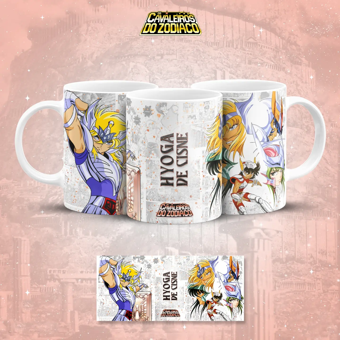 18 Artes para Caneca Cavaleiros do Zodiaco Arquivo em Jpg 9