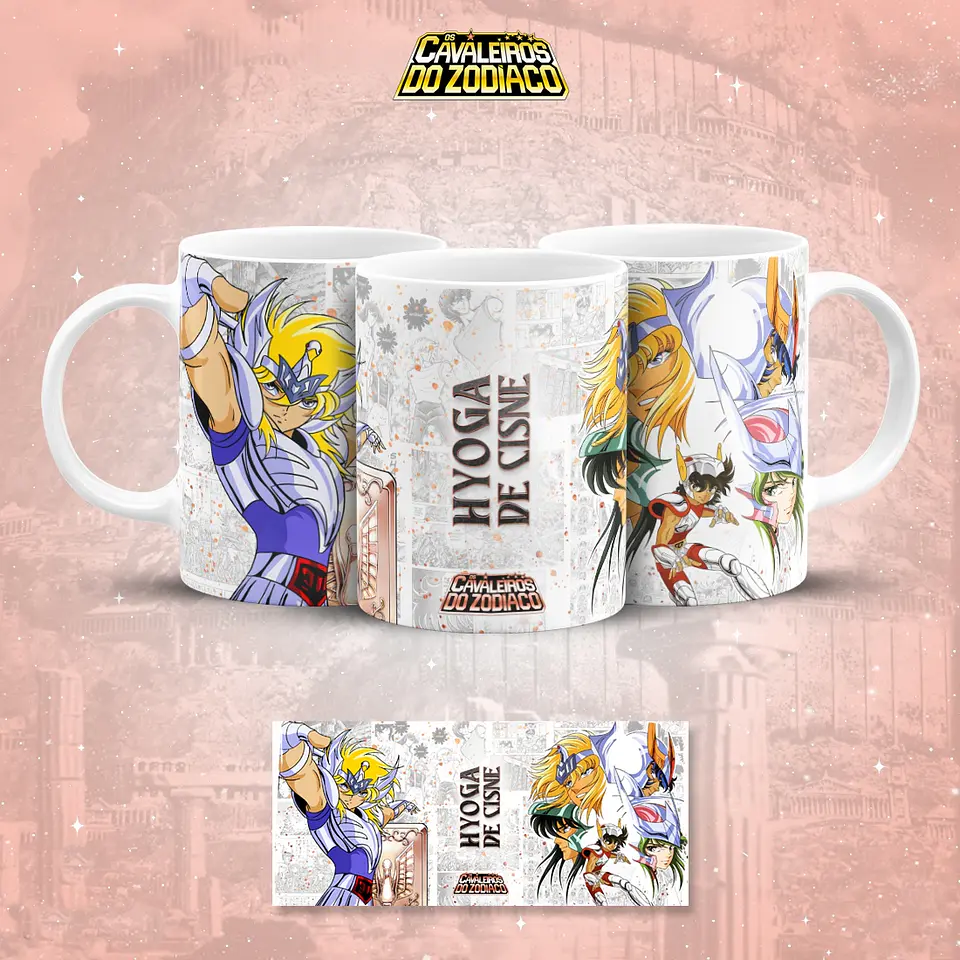 18 Artes para Caneca Cavaleiros do Zodiaco Arquivo em Jpg 9