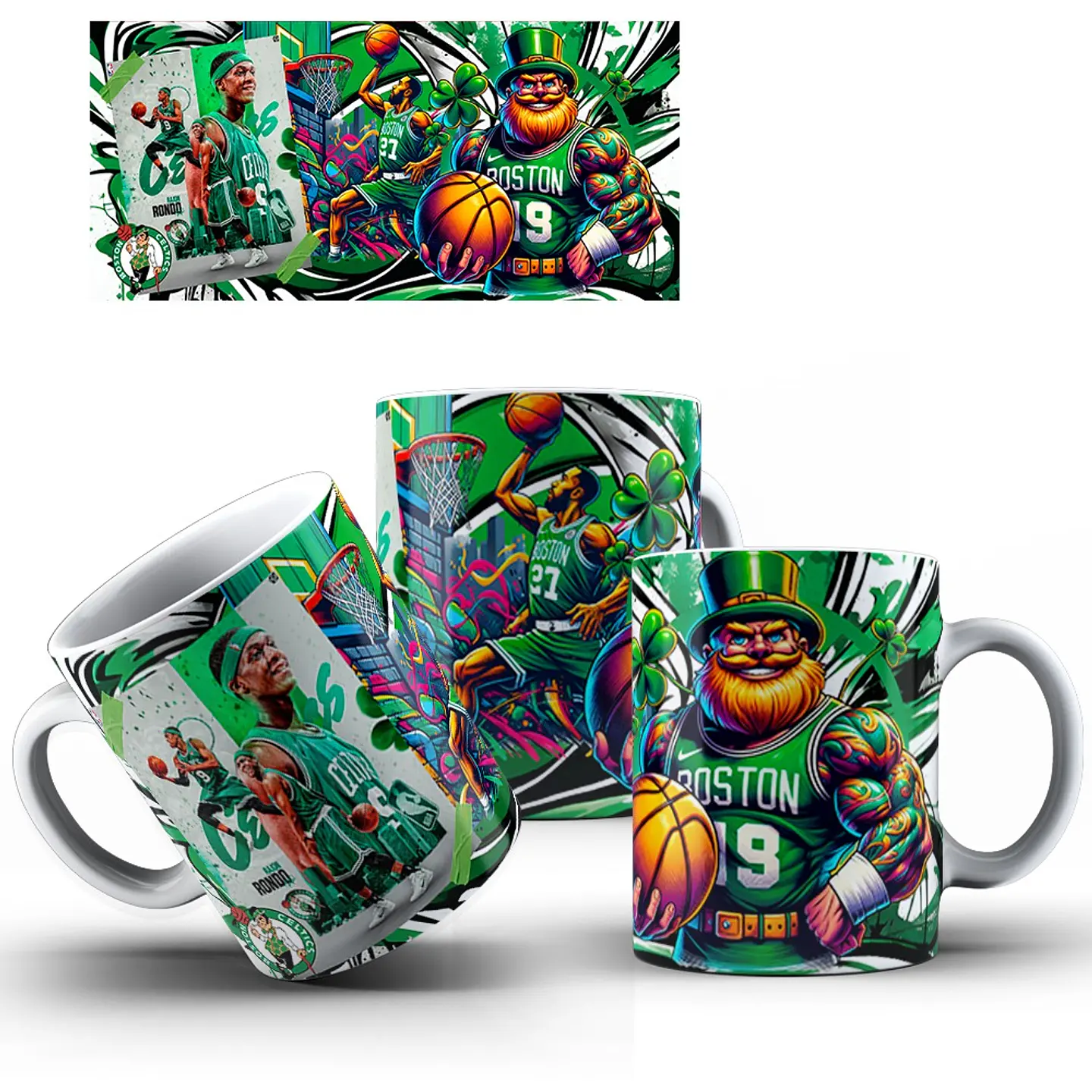 22 Artes para Caneca Basquete NBA Arquivo em Jpg 2