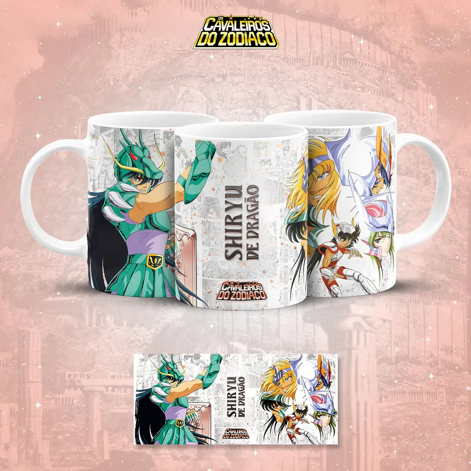 18 Artes para Caneca Cavaleiros do Zodiaco Arquivo em Jpg 12