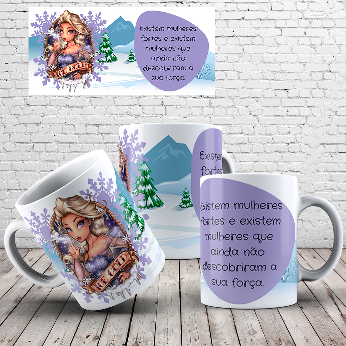 20 Artes para Caneca e Almofada Princesas Arquivo em Jpg 4