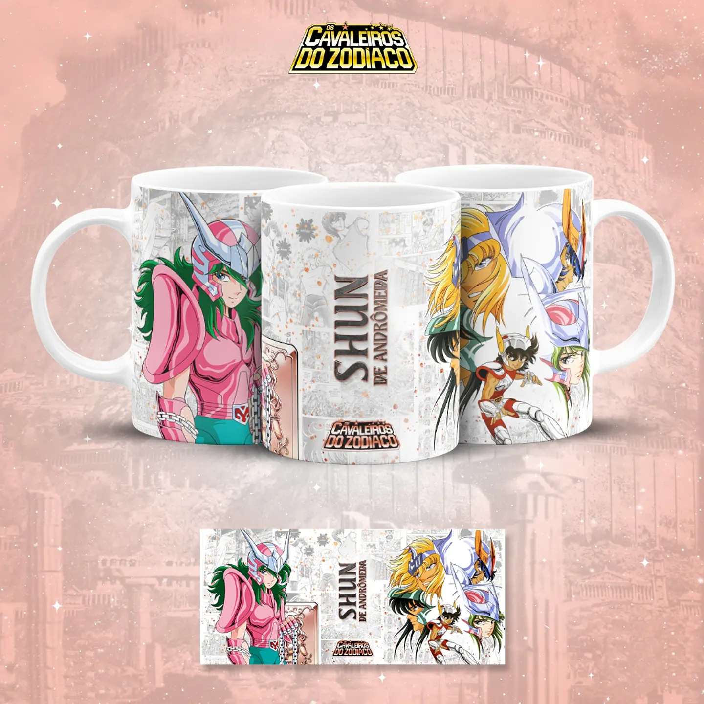 18 Artes para Caneca Cavaleiros do Zodiaco Arquivo em Jpg 13