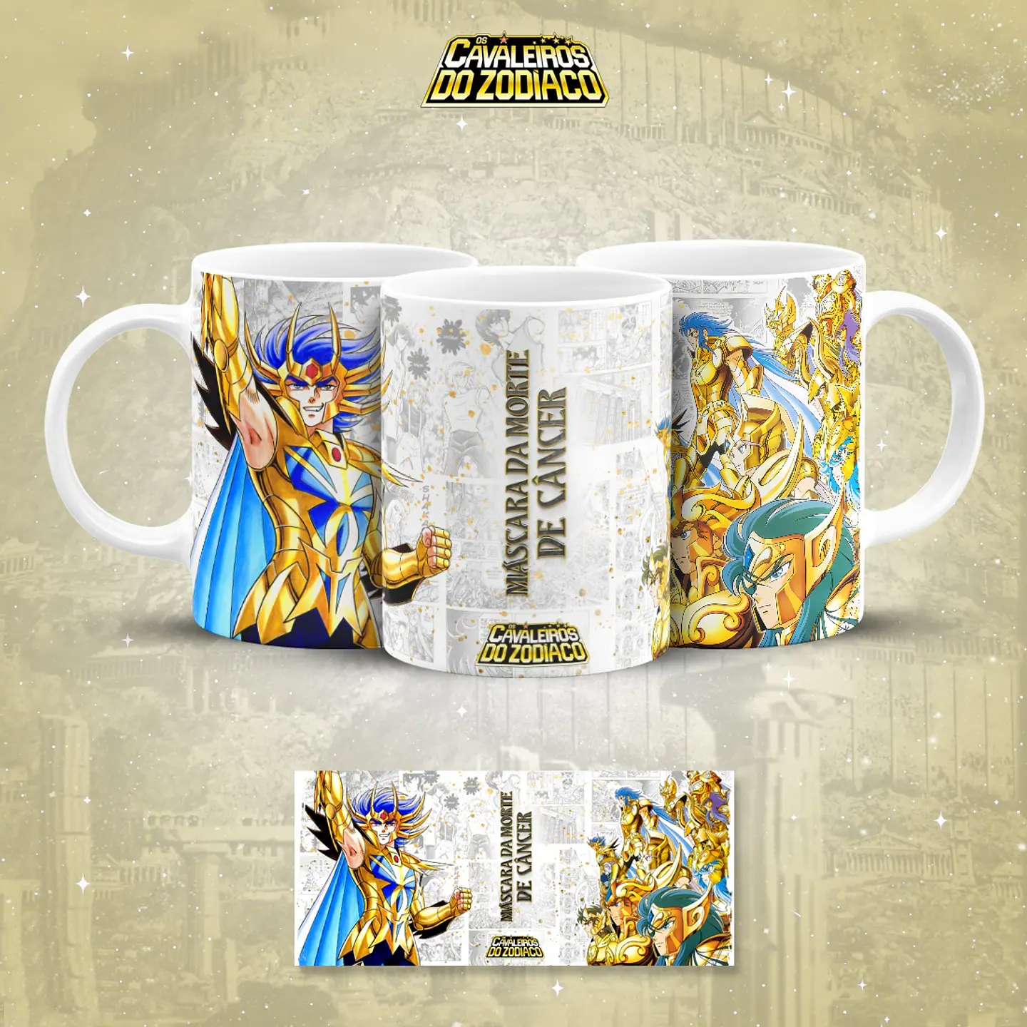 18 Artes para Caneca Cavaleiros do Zodiaco Arquivo em Jpg 14