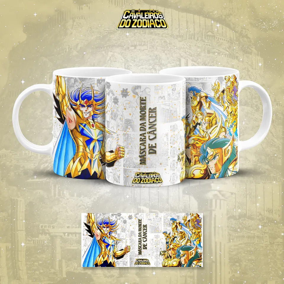 18 Artes para Caneca Cavaleiros do Zodiaco Arquivo em Jpg 14