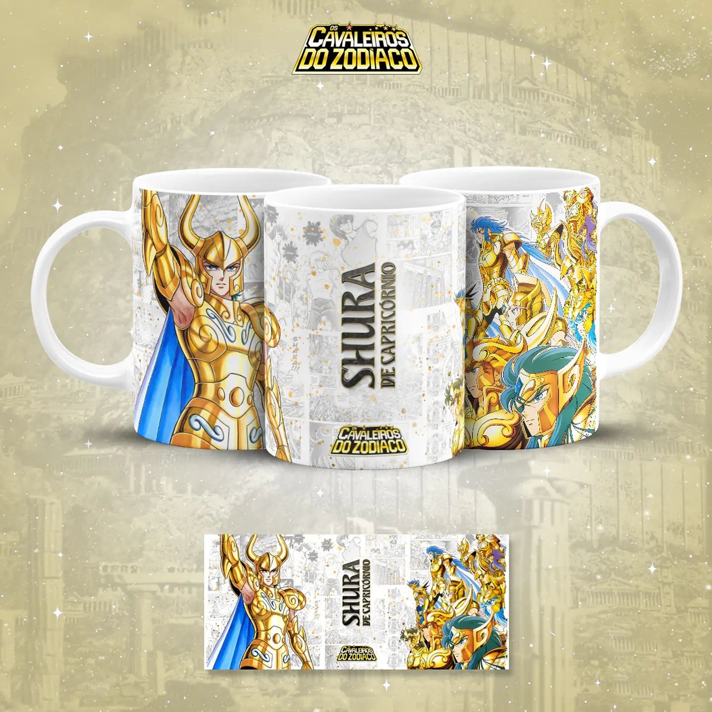 18 Artes para Caneca Cavaleiros do Zodiaco Arquivo em Jpg 15