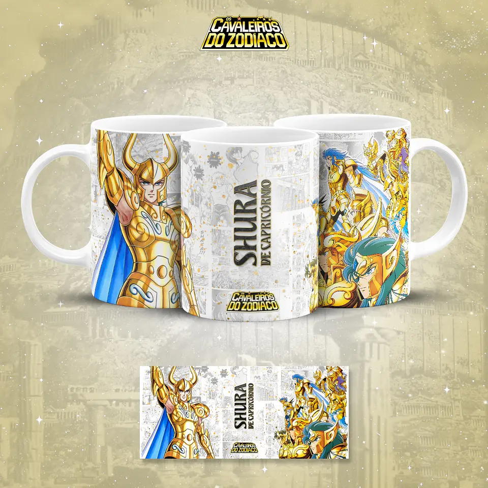 18 Artes para Caneca Cavaleiros do Zodiaco Arquivo em Jpg 15
