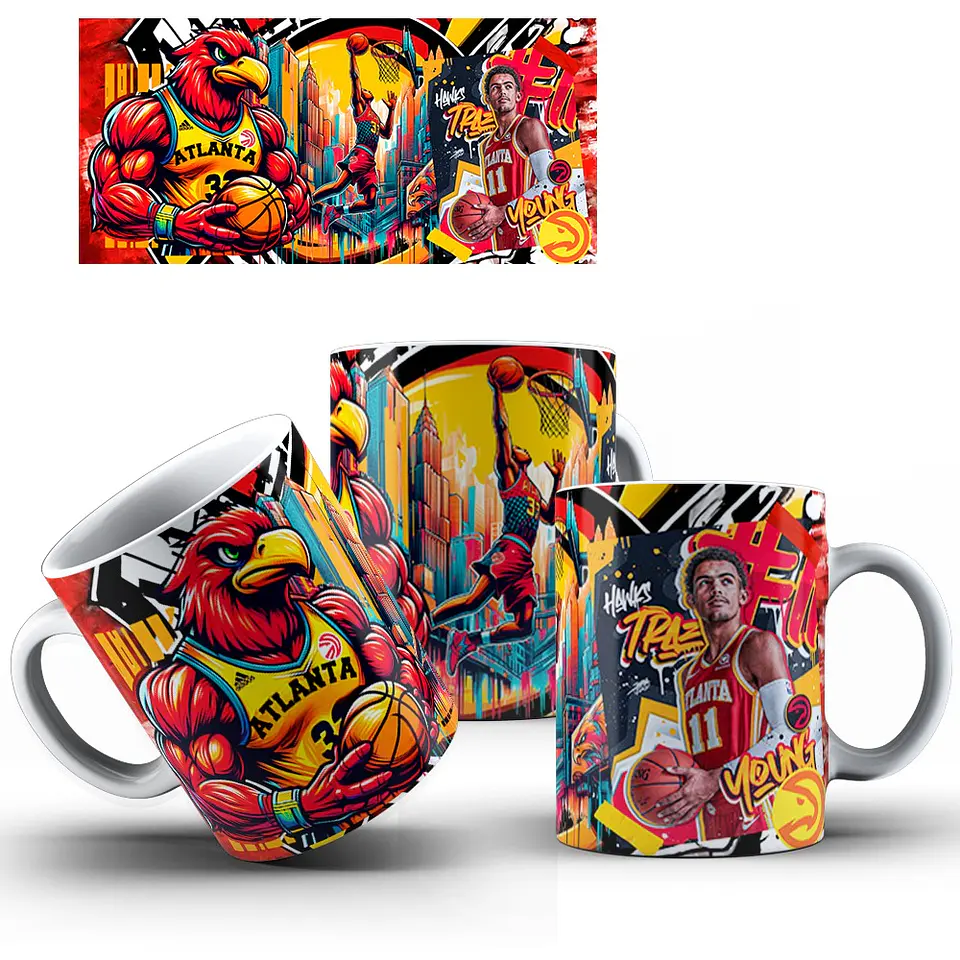 22 Artes para Caneca Basquete NBA Arquivo em Jpg 13