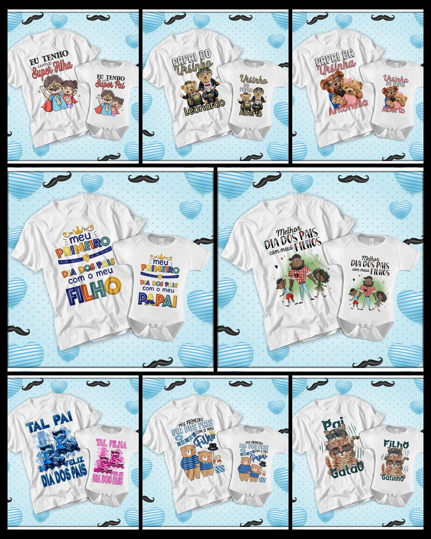 27 Artes para Camisa Tal pai Tal Filho Dia dos Pais Arquivo em Jpg 1