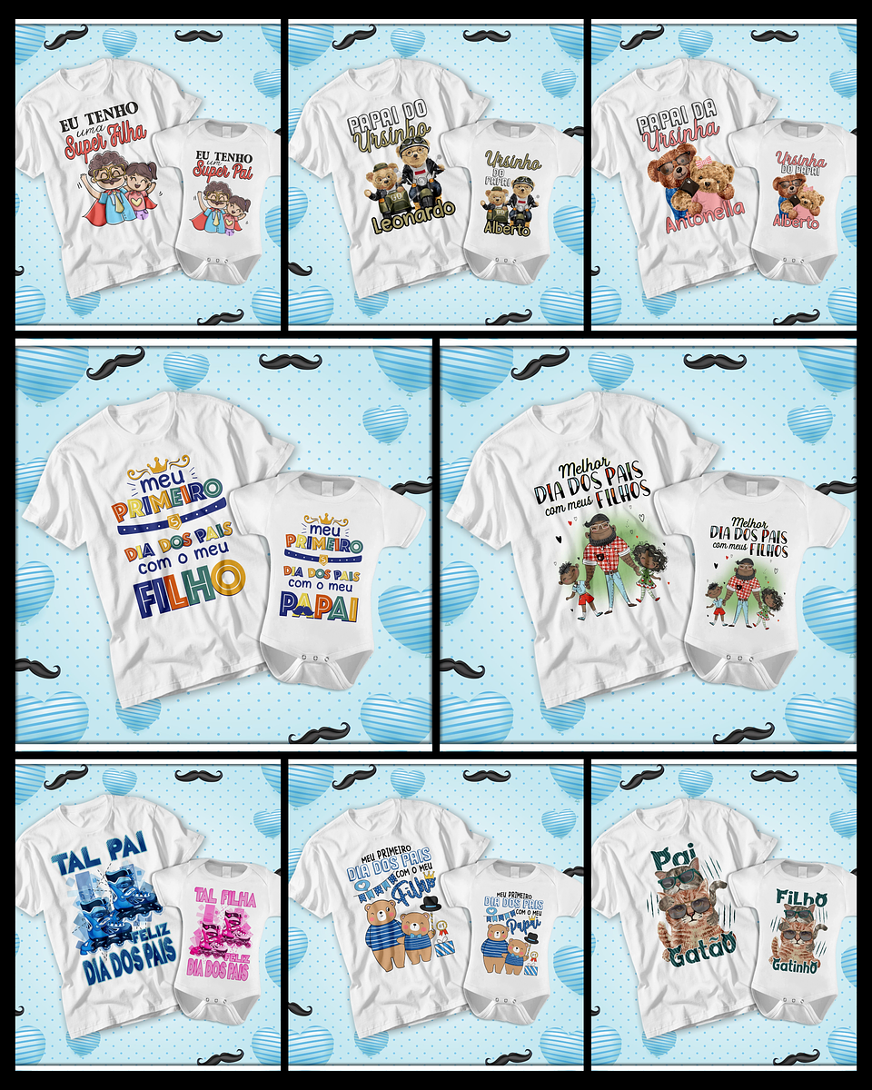 27 Artes para Camisa Tal pai Tal Filho Dia dos Pais Arquivo em Jpg 1