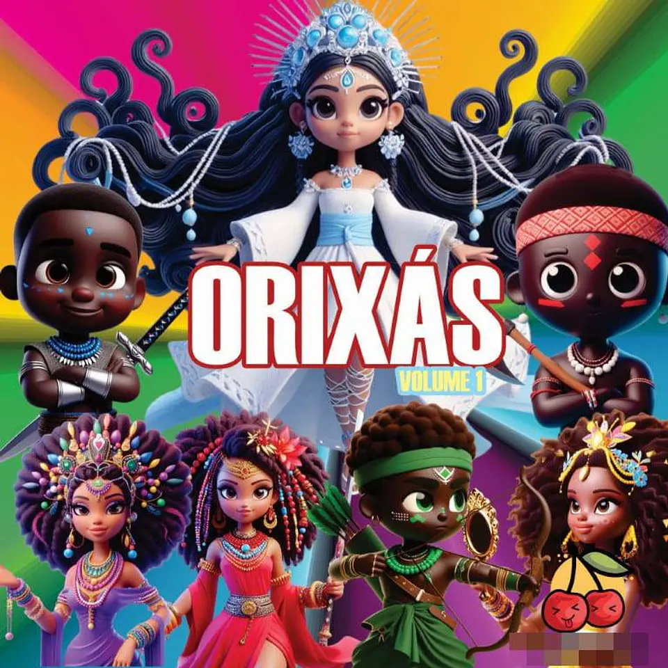 Kit Digital Mascotinhas Orixás Afro Axé em Png 1