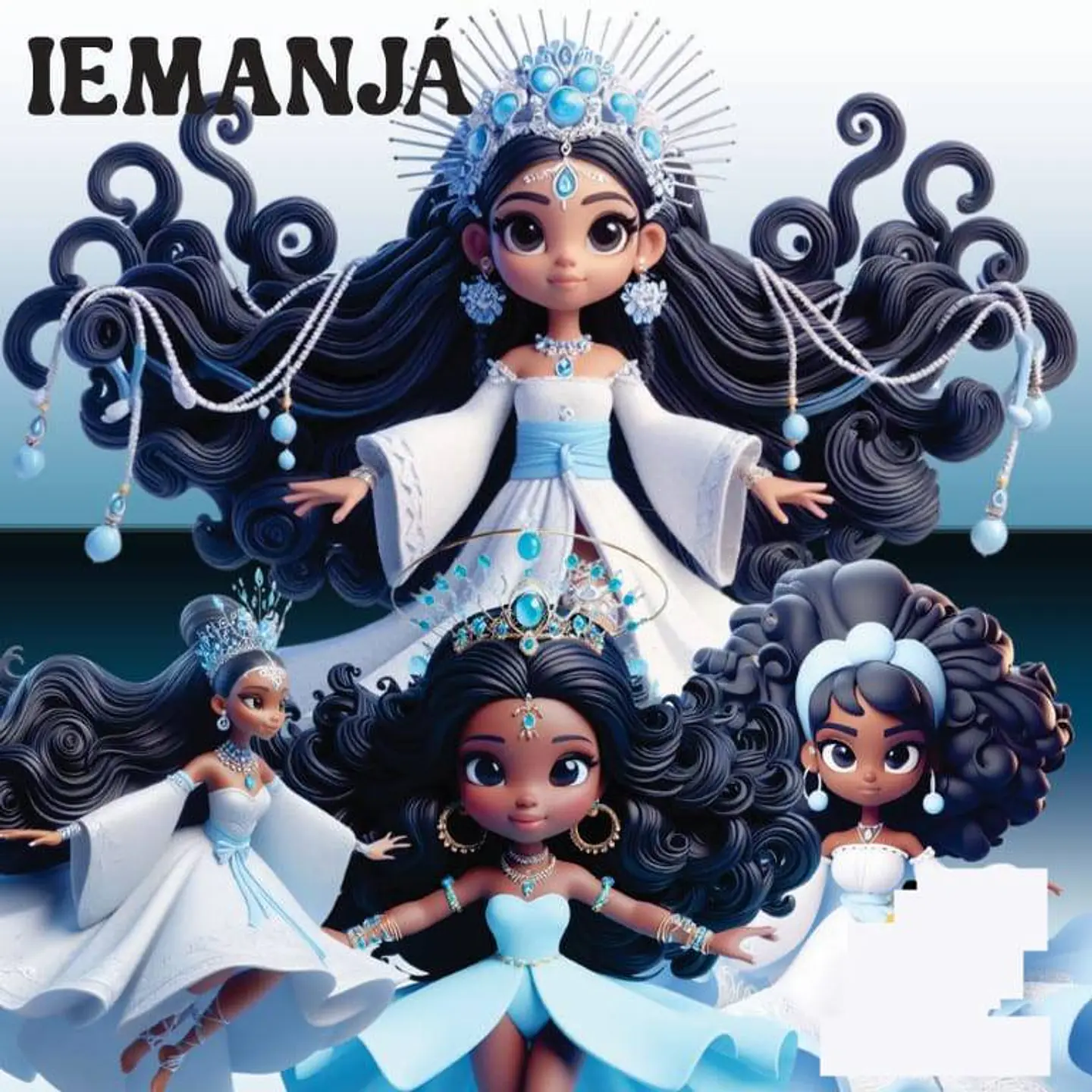 Kit Digital Mascotinhas Orixás Afro Axé em Png 2