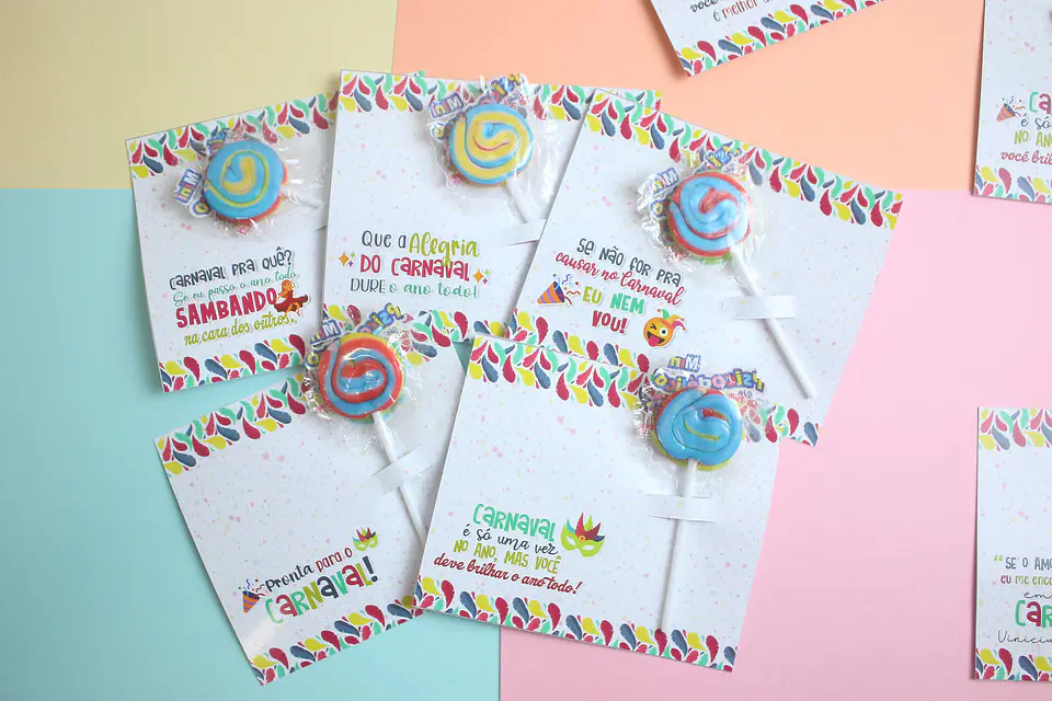 Arte para Pirulito Carnaval em Pdf 3