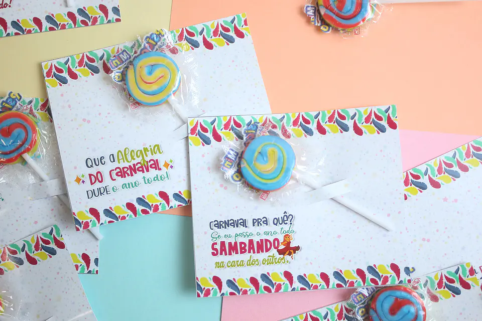 Arte para Pirulito Carnaval em Pdf 5