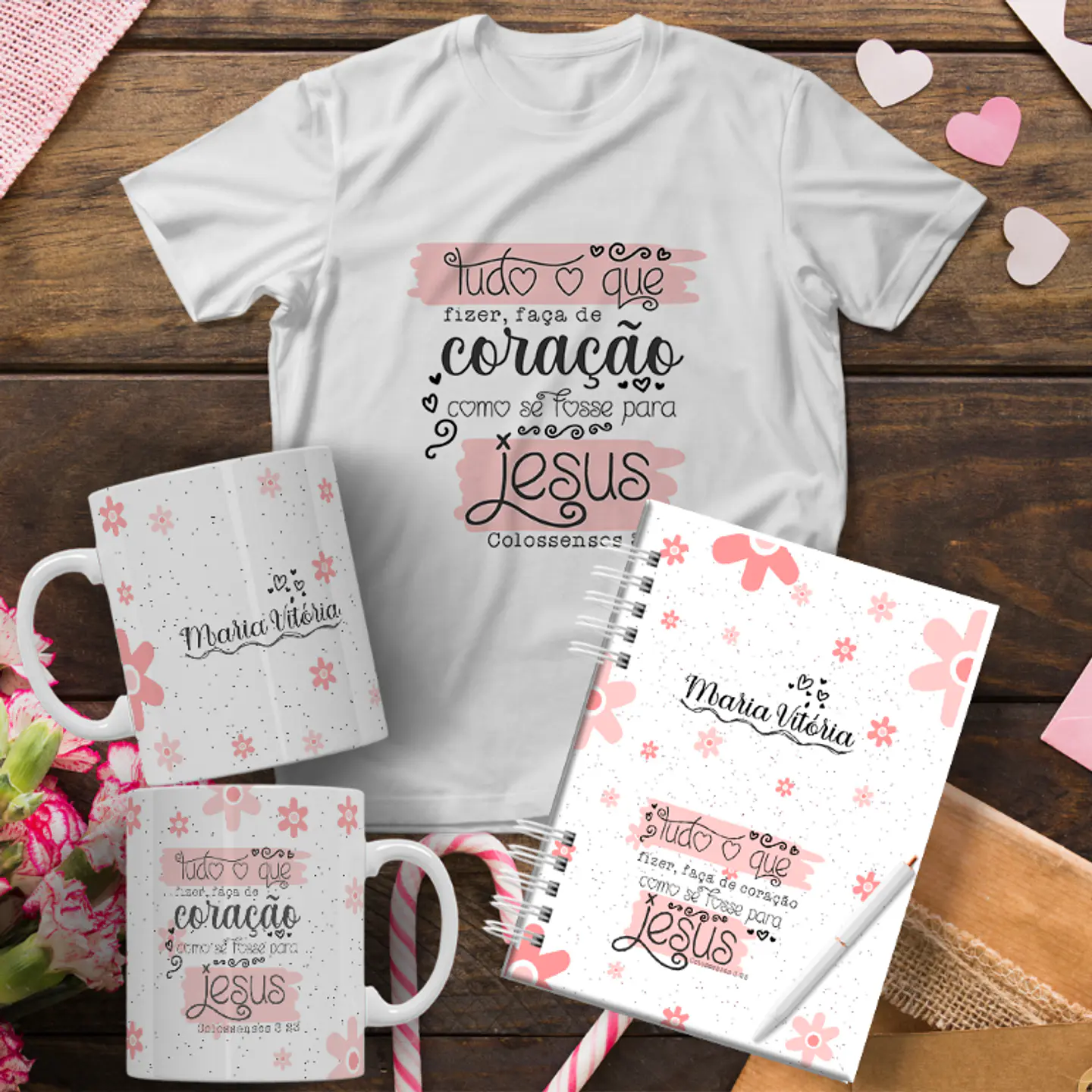Arquivo para Capa Agendas, Caneca e Camisa Frases Versiculos Arquivo Editável  21