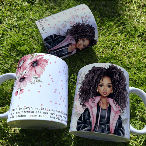 5 Artes para Caneca Dia das Mulheres Arquivo Editável