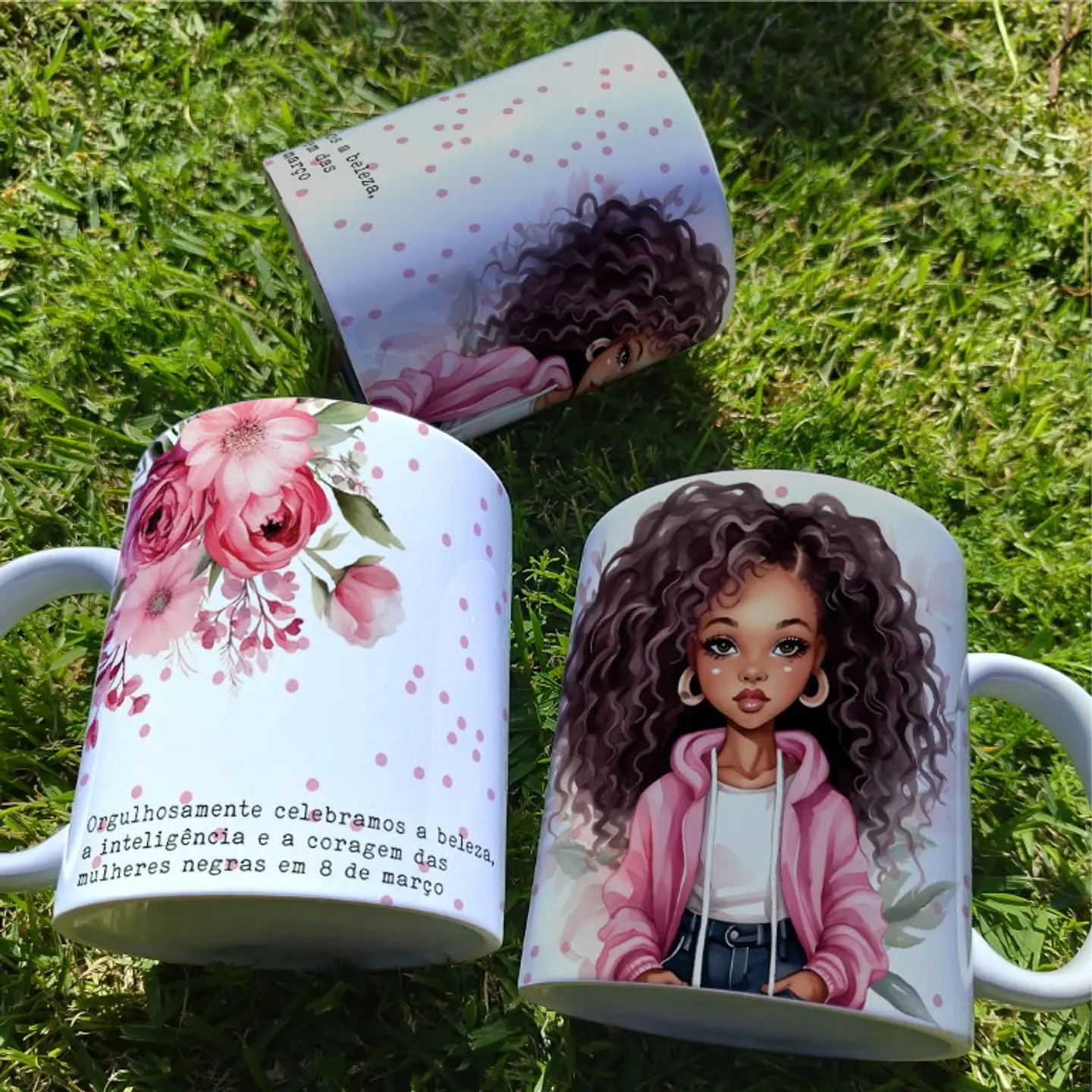 5 Artes para Caneca Dia das Mulheres Arquivo Editável 2