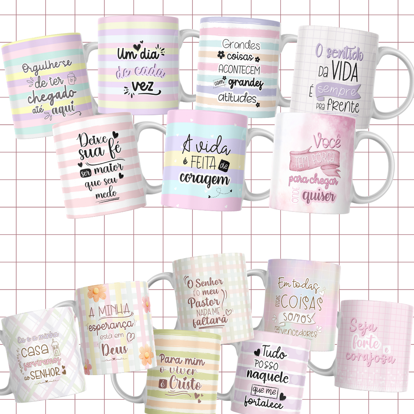 21 Artes Caneca para Frases Biblícas Arquivo em Jpg  1