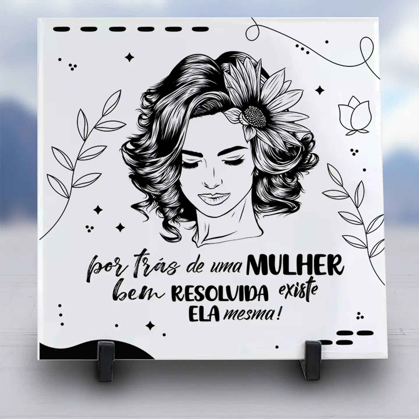 10 Artes para Caneca e Azulejo Dia da Mulher Minimalista Arquivo Editável 5