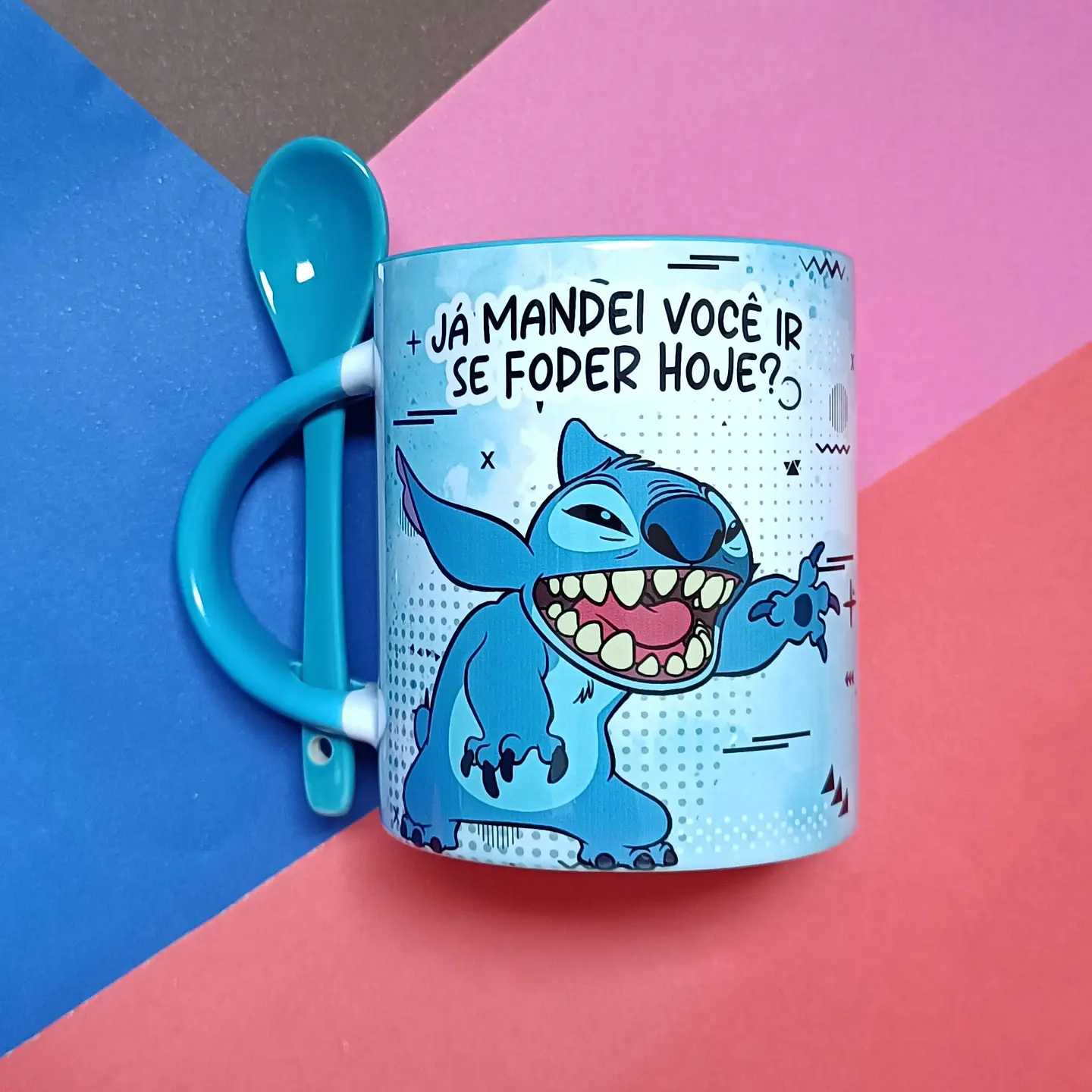 7 Artes para Caneca Stich Cansado Arquivo em Jpg 8