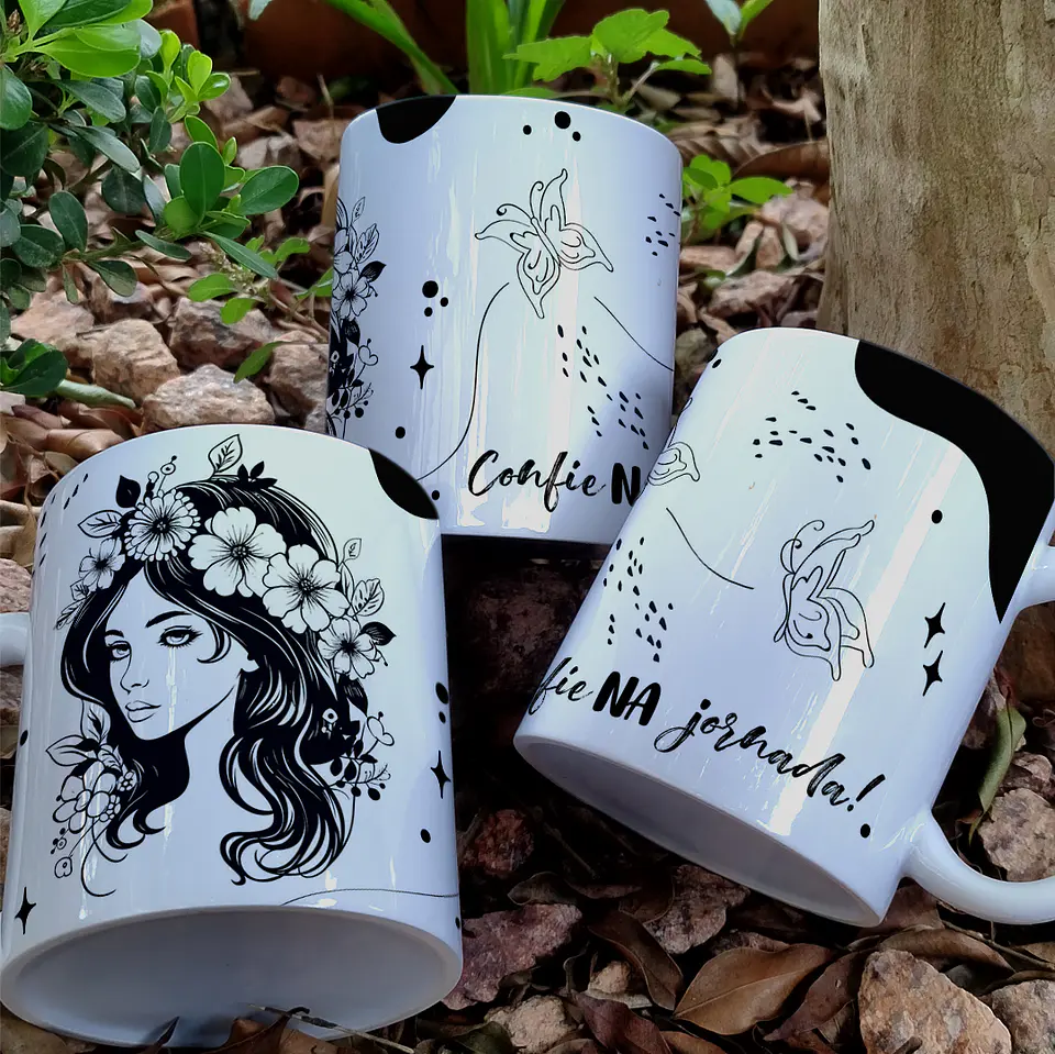 10 Artes para Caneca e Azulejo Dia da Mulher Minimalista Arquivo Editável 11