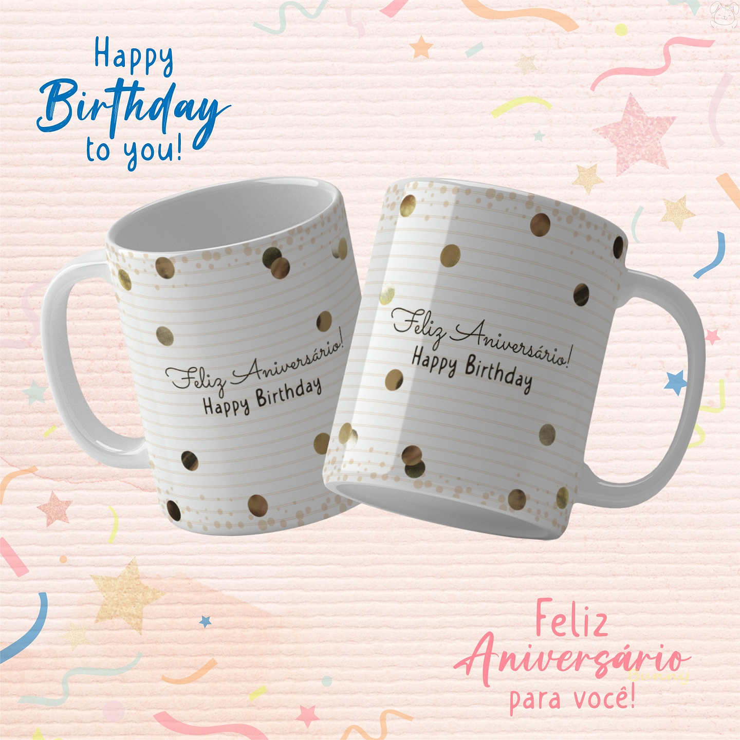 19 Artes para Caneca Aniversário Arquivo Editável 17