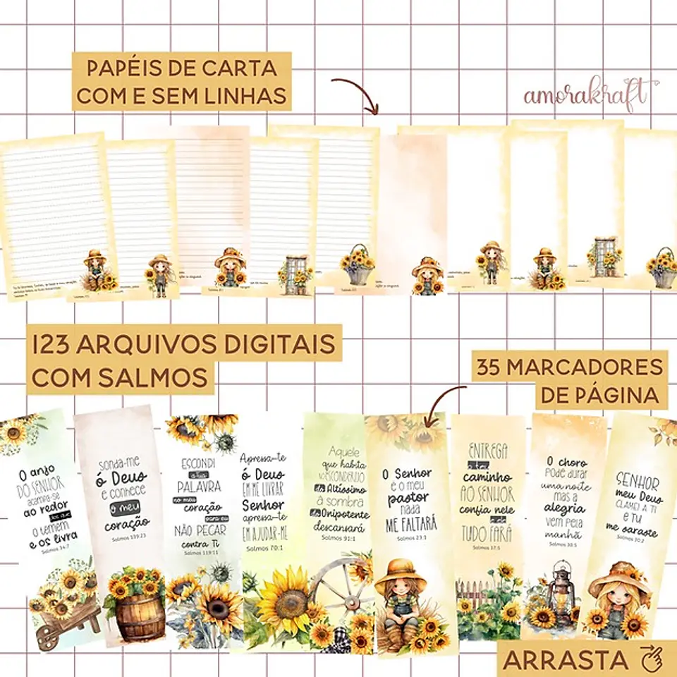 Arquivo para Sublimação Planner Papelaria em Pdf  1