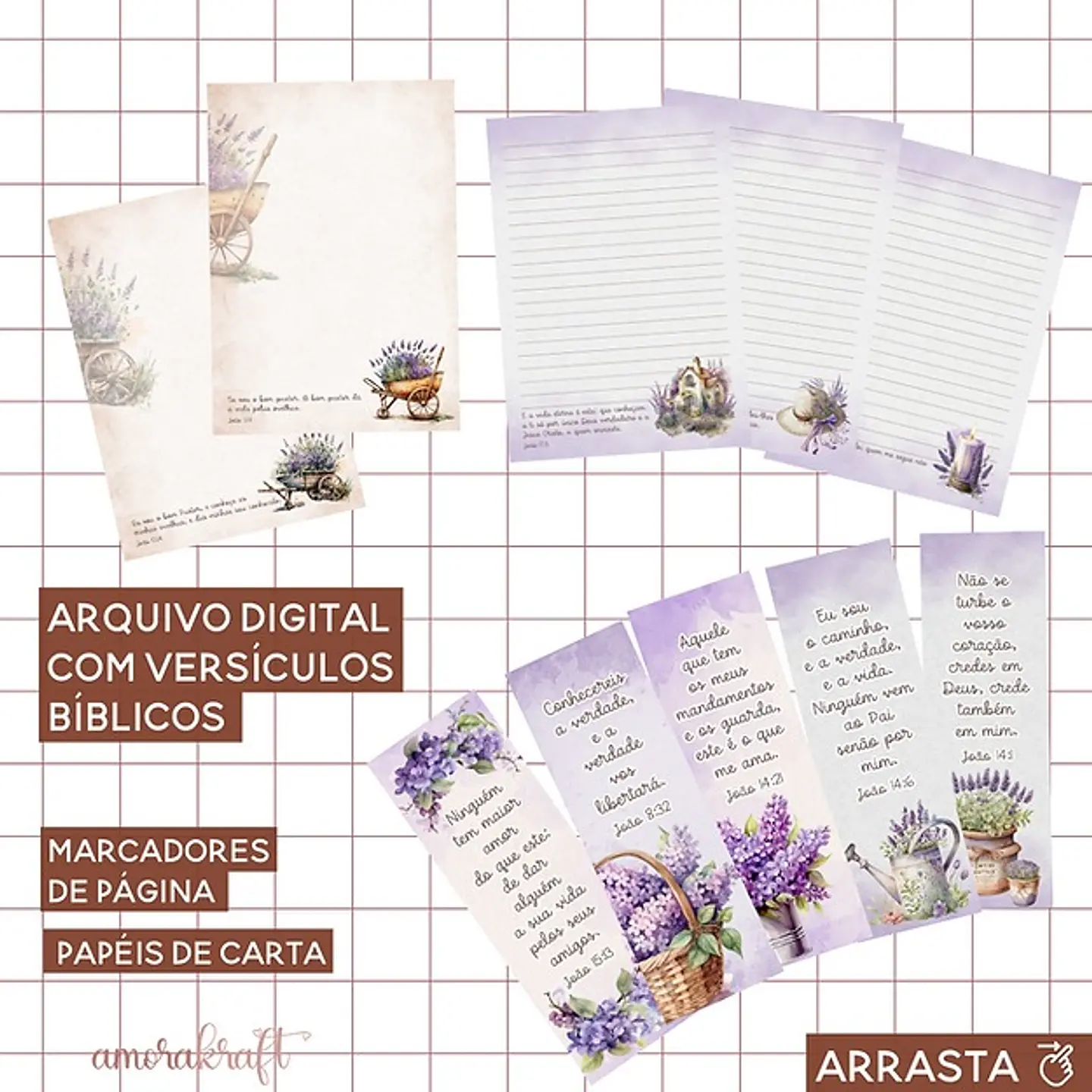 Arquivo para Sublimação Planner Papelaria em Pdf  3