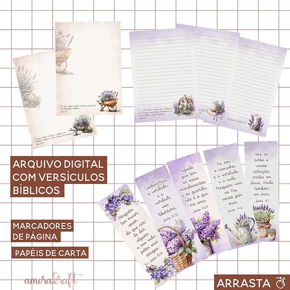 Arquivo para Sublimação Planner Papelaria em Pdf  3