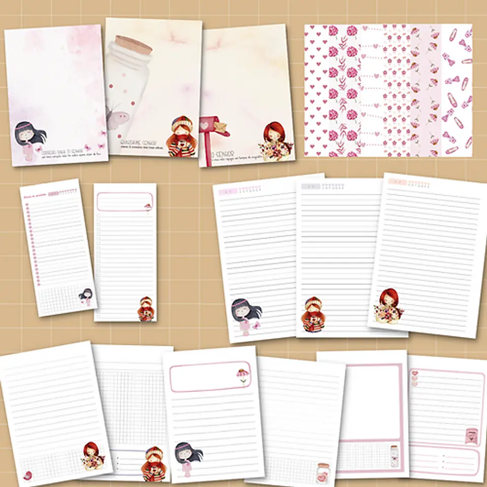 Arquivo para Sublimação Planner Papelaria em Pdf  6