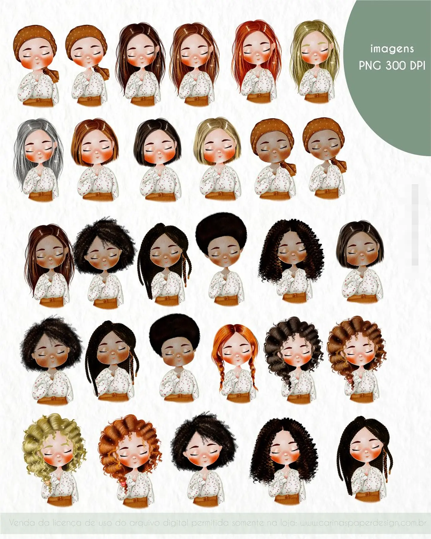 Kit Digital Dia das Mulheres Aquarelado 2024 Arquivos em Png  2