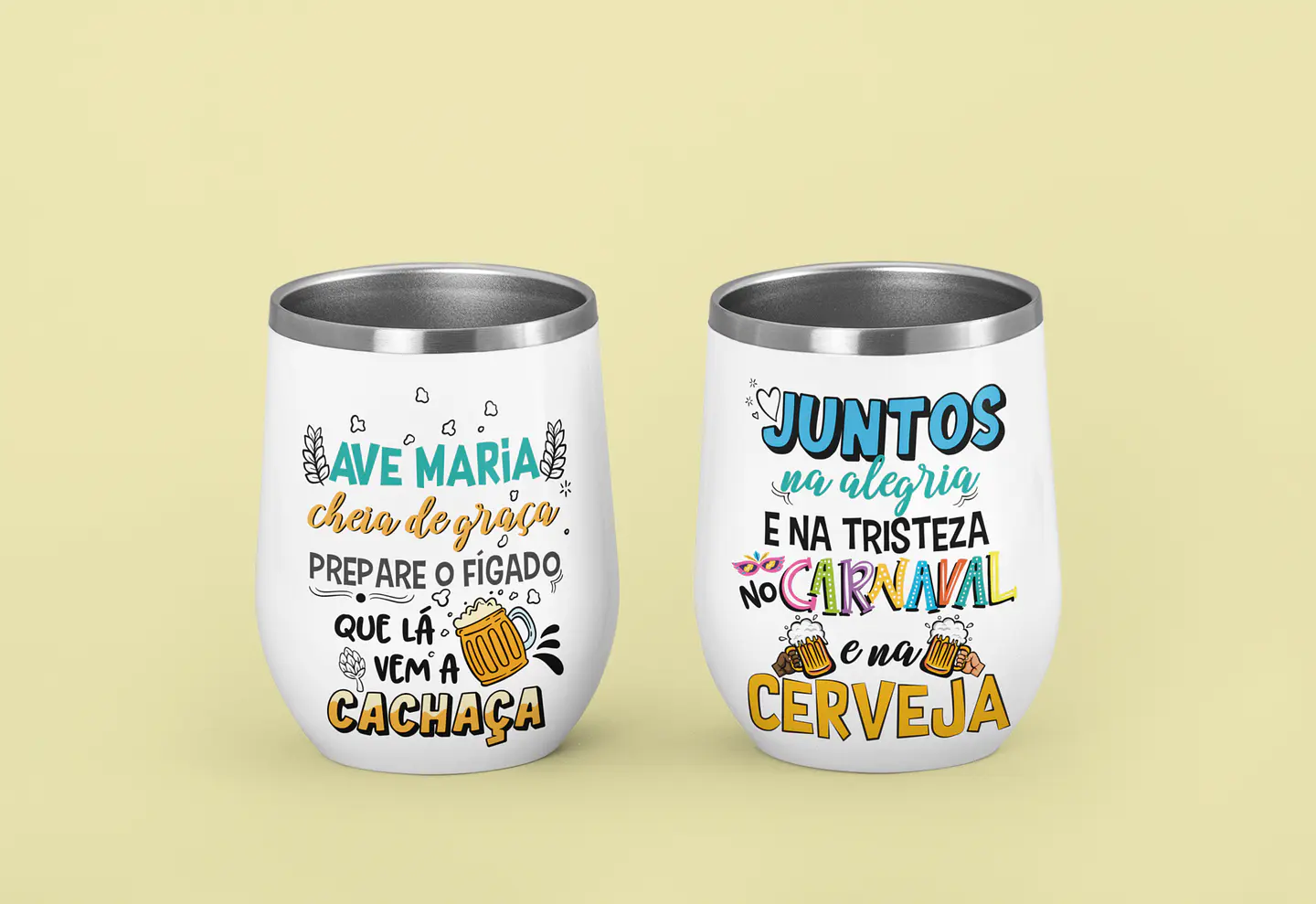 Kit Digital Frases Carnaval Arquivos em Png  2
