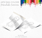 Kit Digital Santinhos para Colorir Arquivos em Png - Thumbnail 2