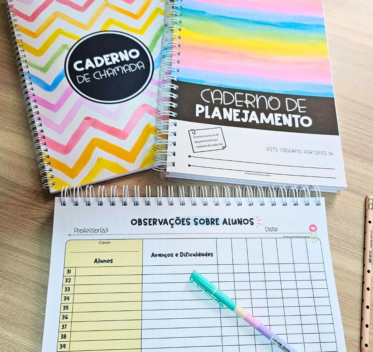 Arquivo Planner Anotações Professores em Pdf 3