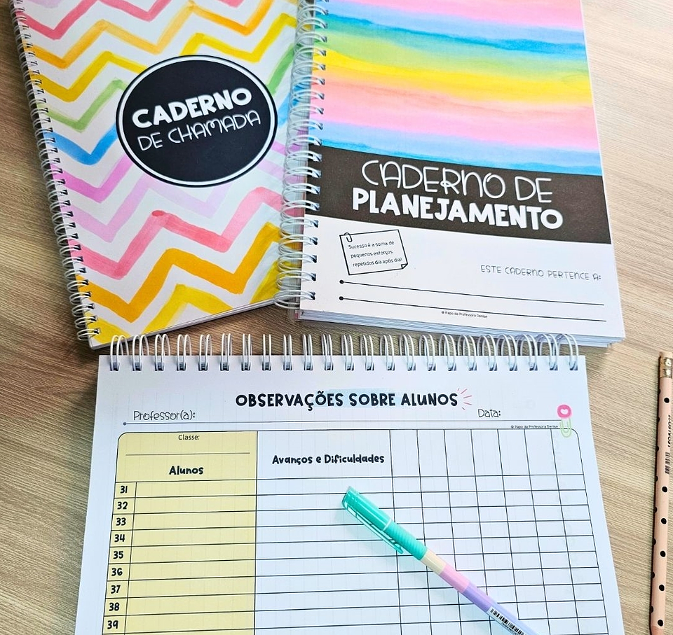 Arquivo Planner Anotações Professores em Pdf 3