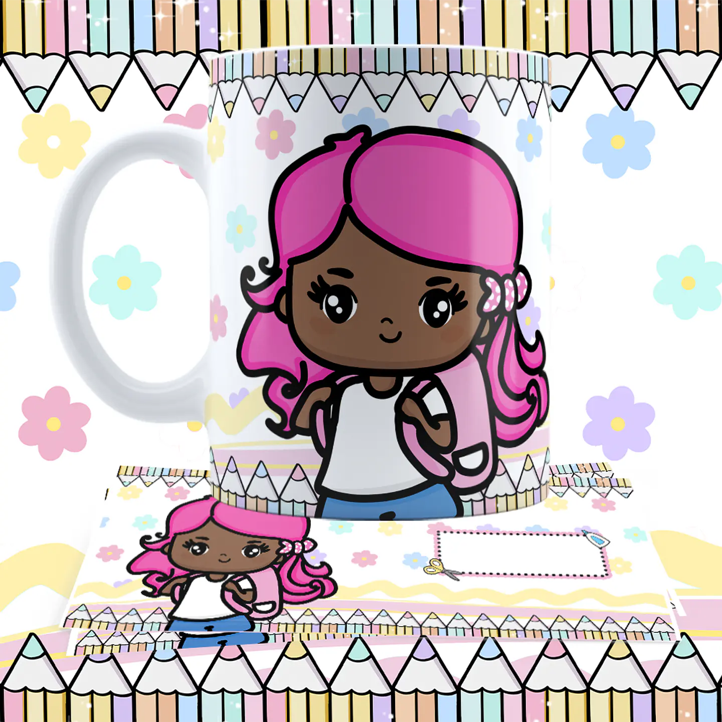 Kit Digital Menininhas Fofas Volta as Aulas Arquivos em Png  16